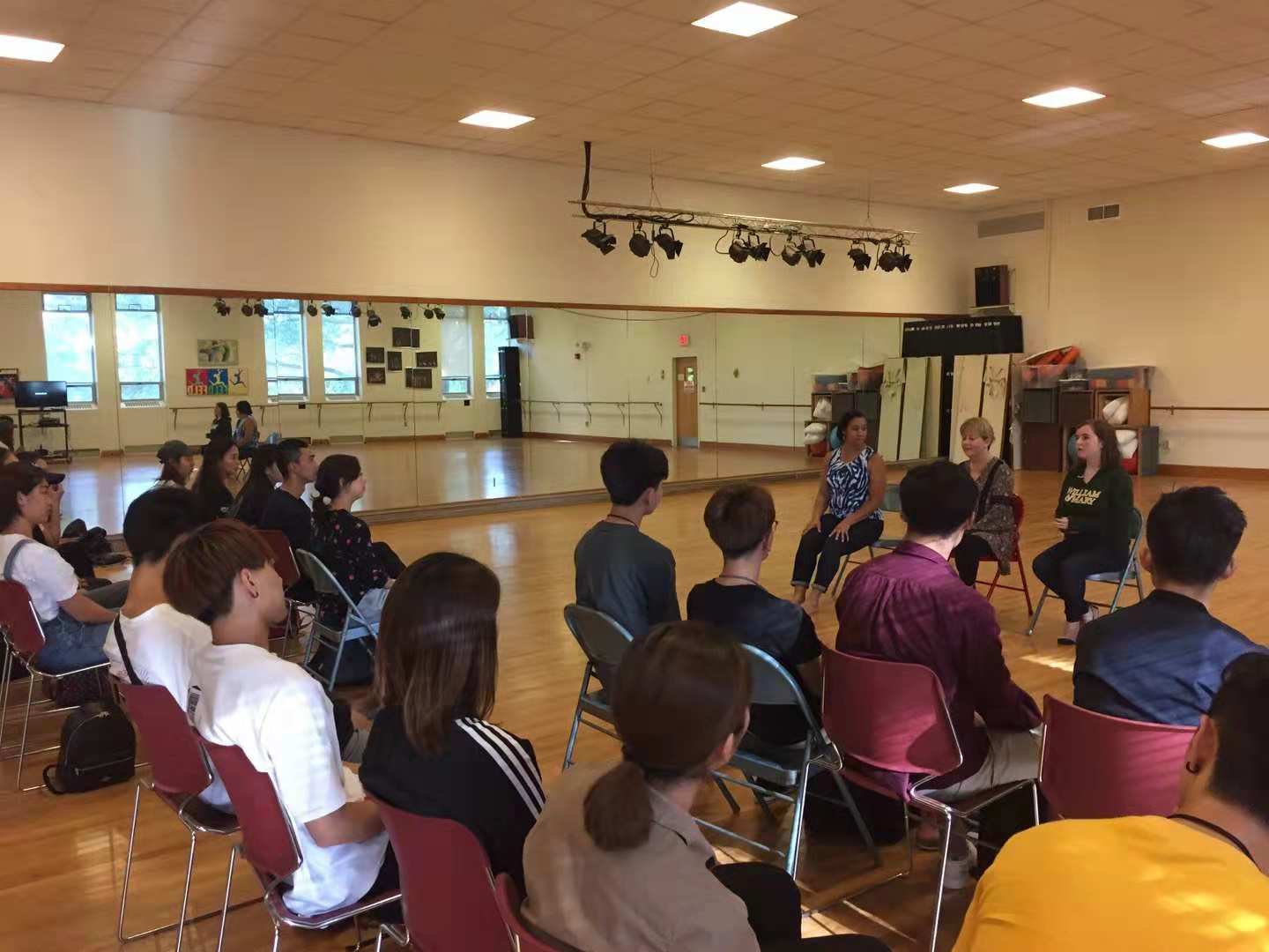 威玛舞蹈系与北师大到访师生进行交流座谈 威玛舞蹈系与北师大到访师生进行交流座谈