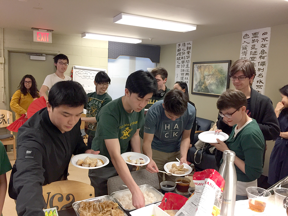 4. Participants enjoy Chinese food catered by Peter Chang 4. Participants enjoy Chinese food catered by Peter Chang
