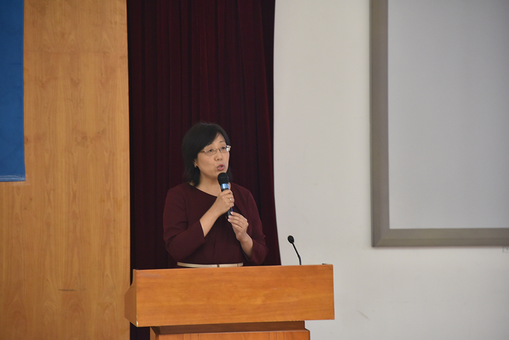 学院党委书记刘娟老师讲话 学院党委书记刘娟老师讲话